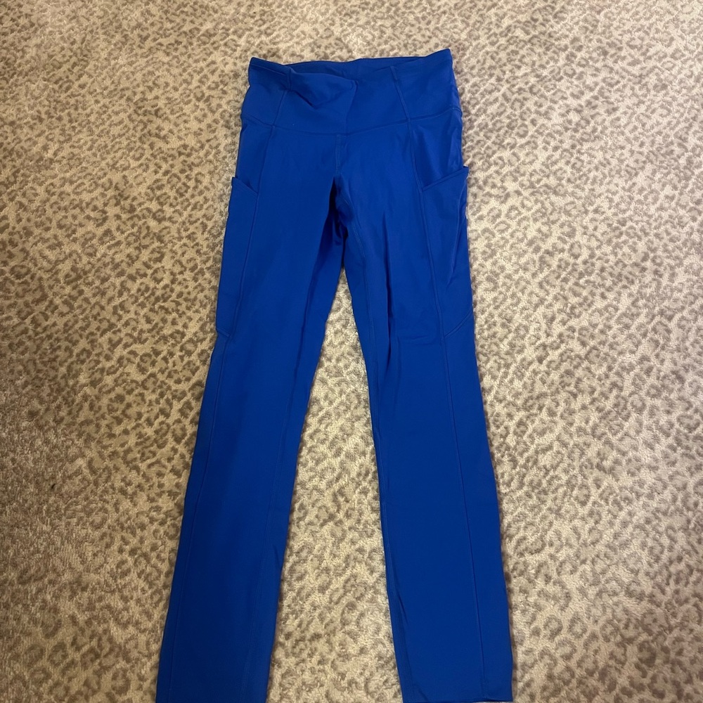 Lululemon royal blue leggings!!! Size 2 (fits size 0)
